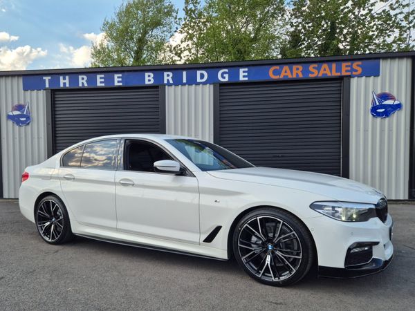 BMW 5-Series Saloon, Diesel, 2017, White