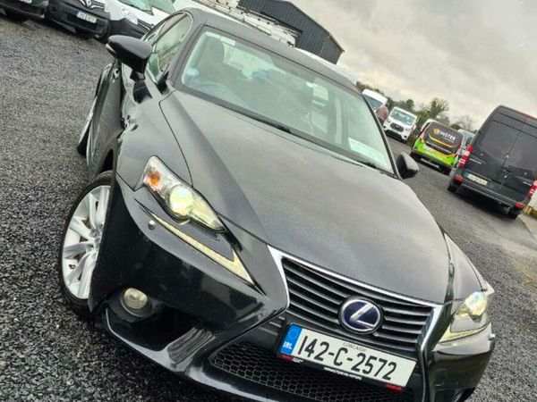 Lexus IS Saloon, Petrol Hybrid, 2014, Black