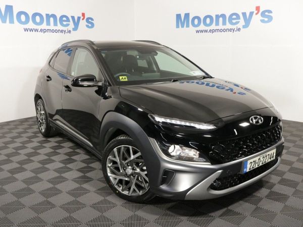 Hyundai KONA Crossover, Petrol Hybrid, 2022, Black