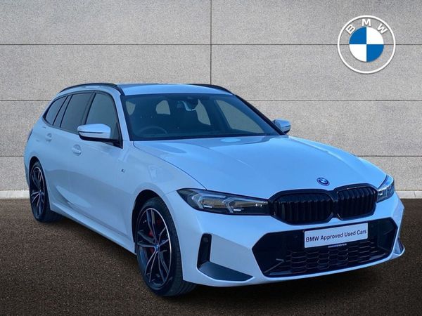 BMW 3-Series Estate, Petrol Plug-in Hybrid, 2024, White