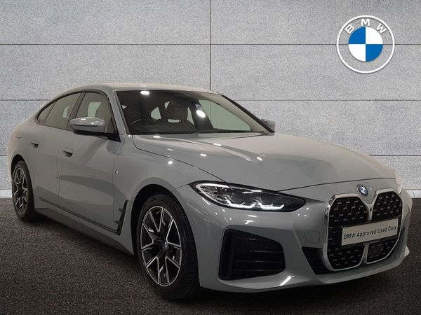 BMW 4-Series Hatchback, Diesel Hybrid, 2022, Grey