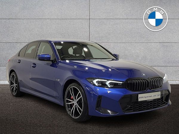 BMW 3-Series Saloon, Petrol Plug-in Hybrid, 2024, Blue