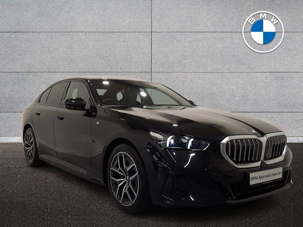BMW 5-Series Saloon, Petrol Plug-in Hybrid, 2024, Black