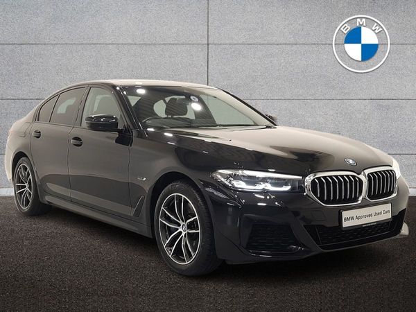 BMW 5-Series Saloon, Petrol Plug-in Hybrid, 2023, Black