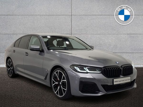 BMW 5-Series Saloon, Diesel Hybrid, 2023, Grey