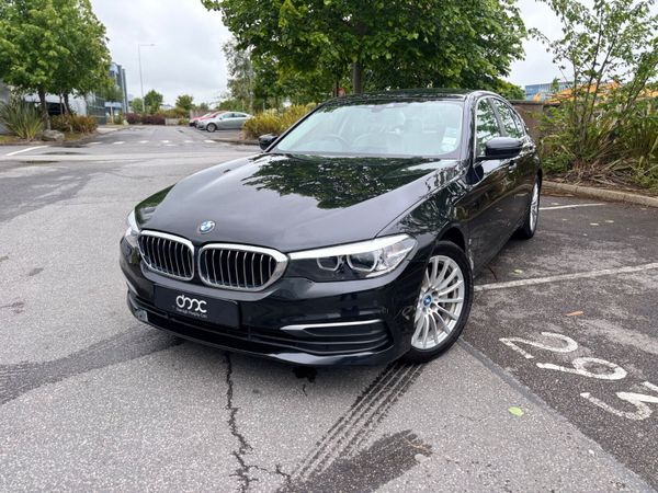 BMW 5-Series Saloon, Petrol Plug-in Hybrid, 2018, Black