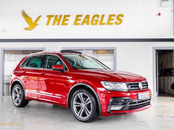 Volkswagen Tiguan SUV, Diesel, 2017, Red