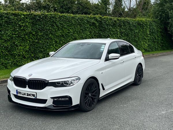BMW 5-Series Saloon, Diesel, 2017, White