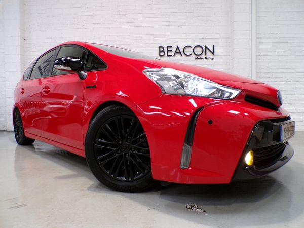 Toyota Prius MPV, Petrol Hybrid, 2015, Red