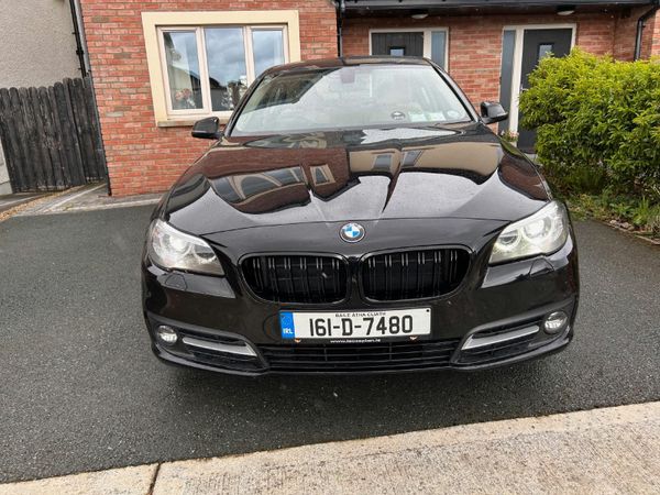 BMW 5-Series Saloon, Diesel, 2016, Black