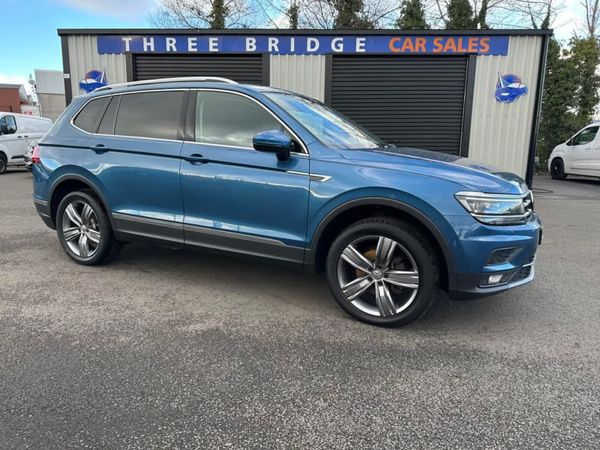 Volkswagen Tiguan Allspace SUV, Diesel, 2019, Blue