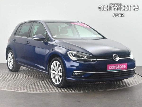 Volkswagen Golf Hatchback, Petrol, 2019, Blue