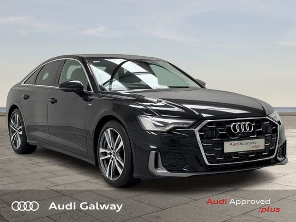 Audi A6 Saloon, Petrol Hybrid, 2025, Black