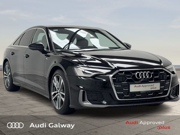 Audi A6 Saloon, Petrol Hybrid, 2025, Black