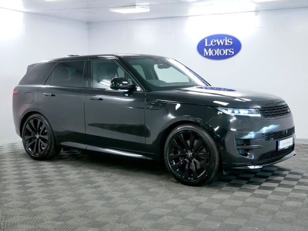 Land Rover Range Rover Sport SUV, Petrol Hybrid, 2024, Black