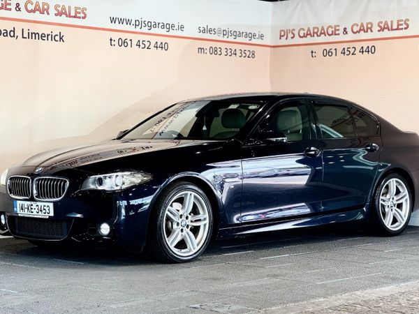 BMW 5-Series Saloon, Diesel, 2014, Black