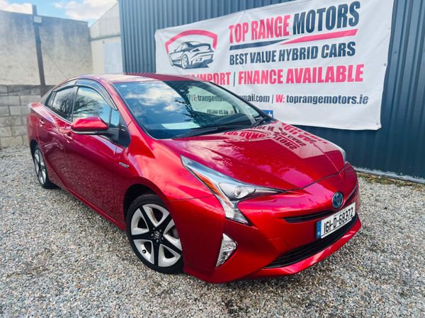 Toyota Prius Hatchback, Petrol Hybrid, 2016, Red