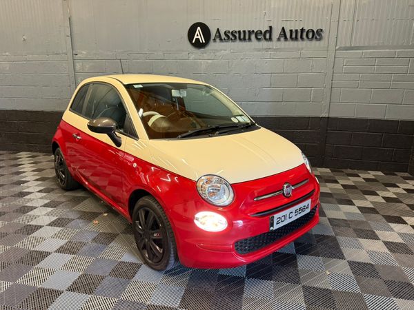Fiat 500 Hatchback, Petrol, 2020, Red