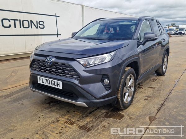 Toyota RAV4 SUV, Petrol Hybrid, 2021, Grey