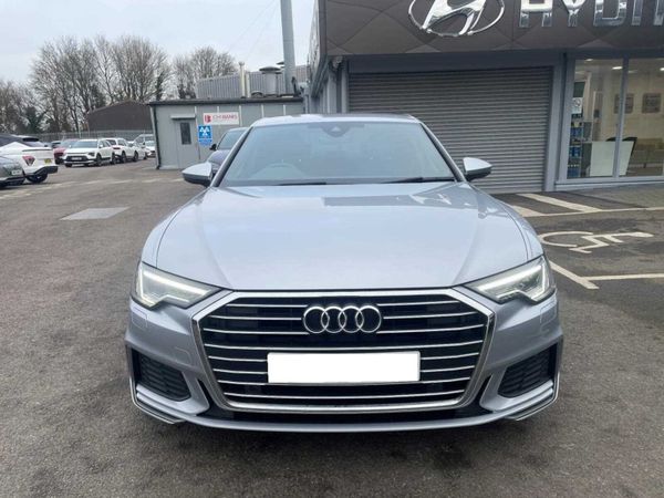Audi A6 Saloon, Diesel Hybrid, 2021, Silver