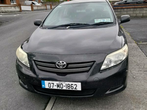 Toyota Corolla Saloon, Petrol, 2007, Black