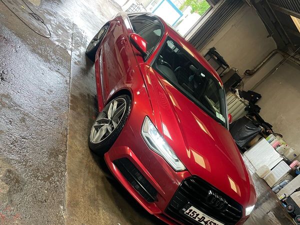 Audi A6 Saloon, Diesel, 2015, Red