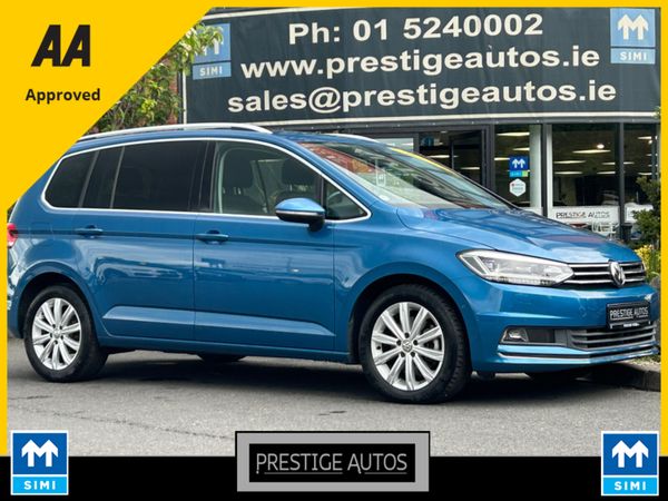 Volkswagen Touran MPV, Petrol, 2017, Blue