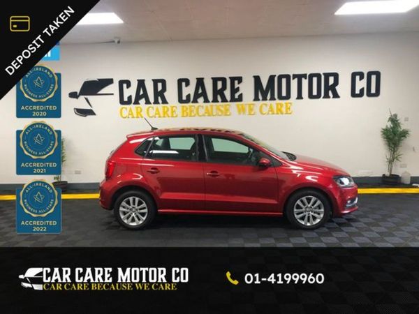 Volkswagen Polo Hatchback, Petrol, 2017, Red
