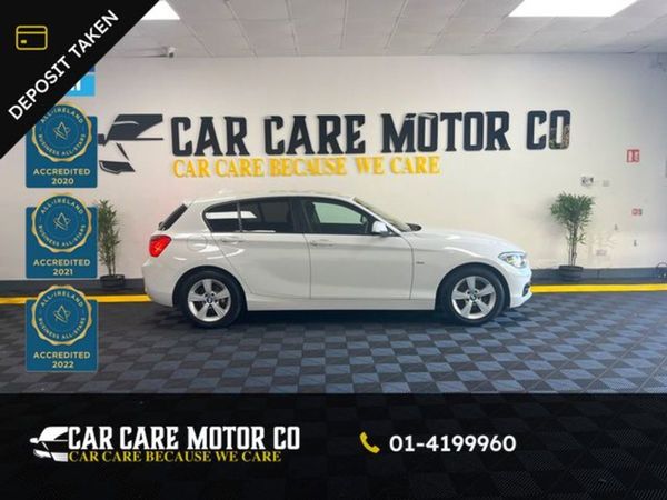 BMW 1-Series Hatchback, Petrol, 2016, White