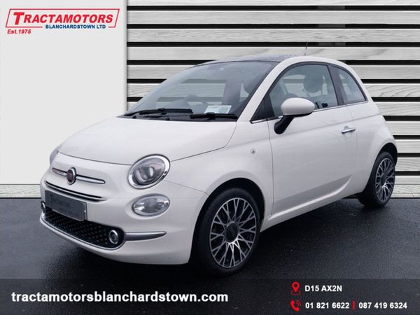 Fiat 500 Hatchback, Petrol, 2024, White