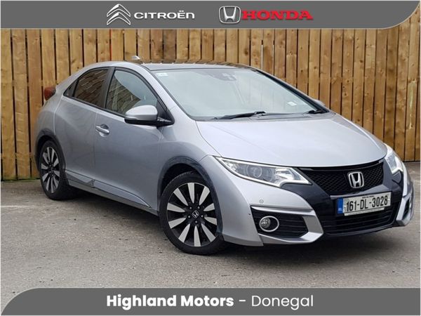 Honda Civic Hatchback, Petrol, 2016, Grey
