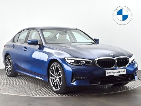 BMW 3-Series Saloon, Petrol Plug-in Hybrid, 2021, Blue