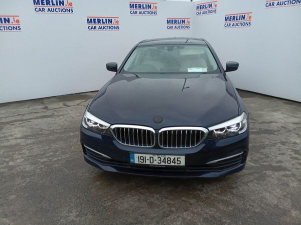 BMW 5-Series Saloon, Diesel, 2019, Blue