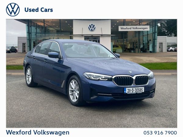 BMW 5-Series Saloon, Diesel, 2021, Blue