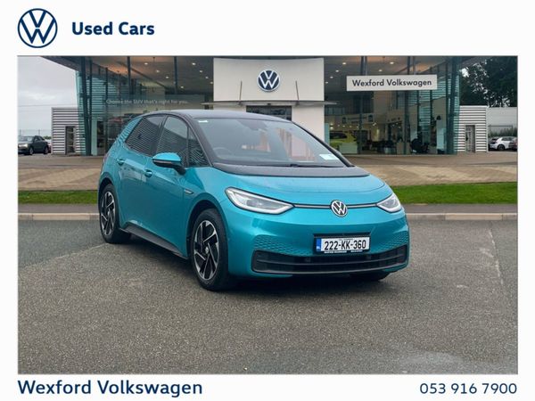 Volkswagen ID.3 Hatchback, Electric, 2022, Green