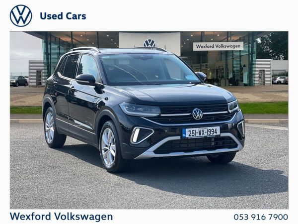 Volkswagen T-Cross Crossover, Petrol, 2025, Black