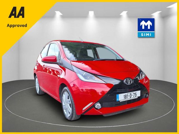 Toyota Aygo Hatchback, Petrol, 2018, Red