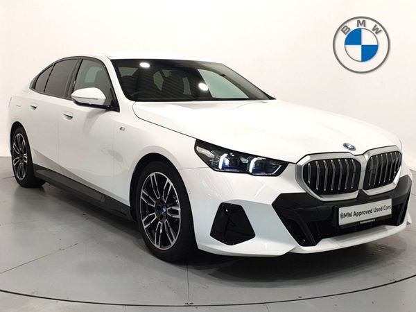 BMW 5-Series Saloon, Petrol Plug-in Hybrid, 2024, White