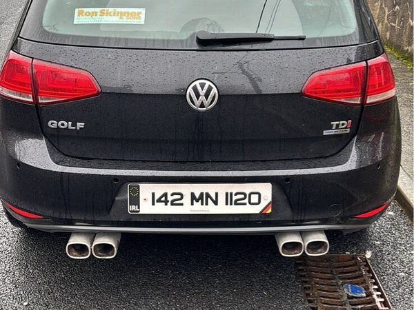 Volkswagen Golf Hatchback, Diesel, 2014, Black