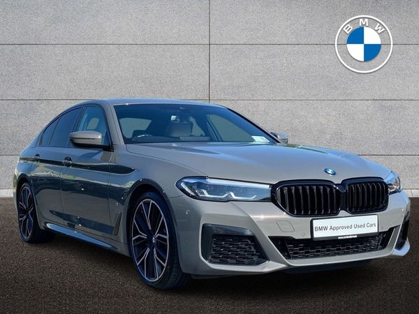 BMW 5-Series Saloon, Diesel Hybrid, 2022, Grey