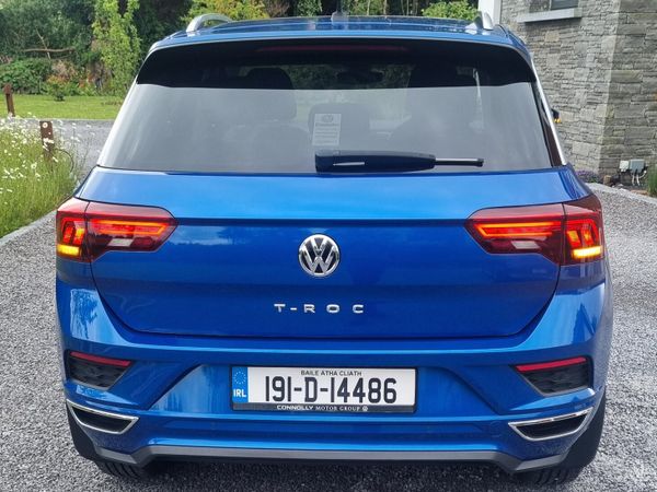 Volkswagen T-Roc SUV, Petrol, 2019, Blue