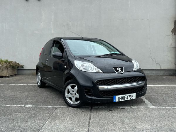 Peugeot 107 Hatchback, Petrol, 2011, Black