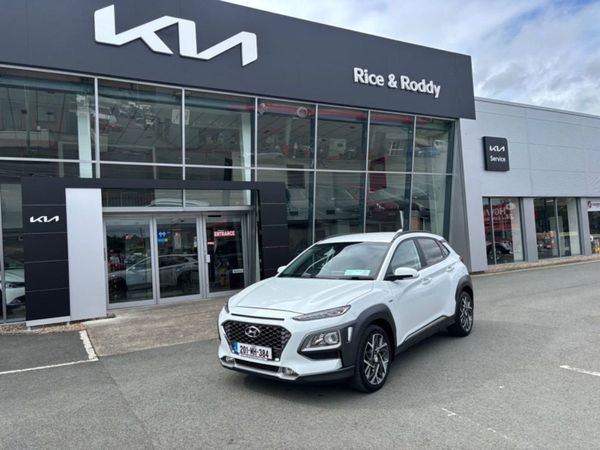 Hyundai KONA MPV, Hybrid, 2020, White
