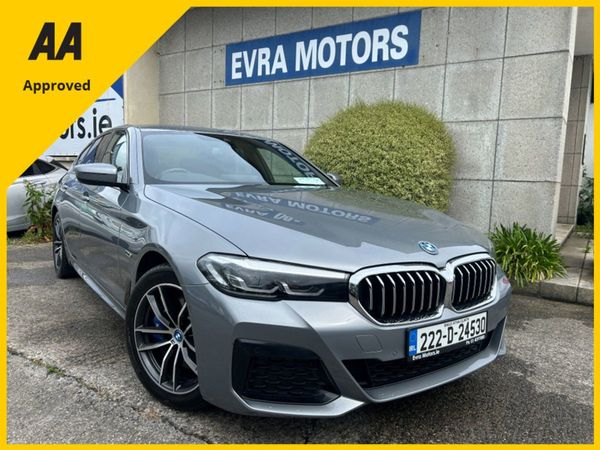 BMW 5-Series Saloon, Petrol Plug-in Hybrid, 2022, Grey