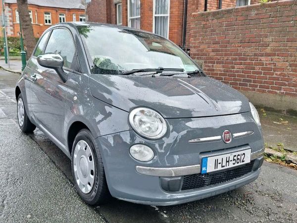 Fiat 500 Hatchback, Petrol, 2011, Grey