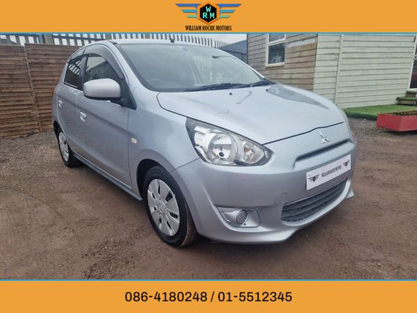 Mitsubishi Mirage Hatchback, Petrol, 2013, Silver
