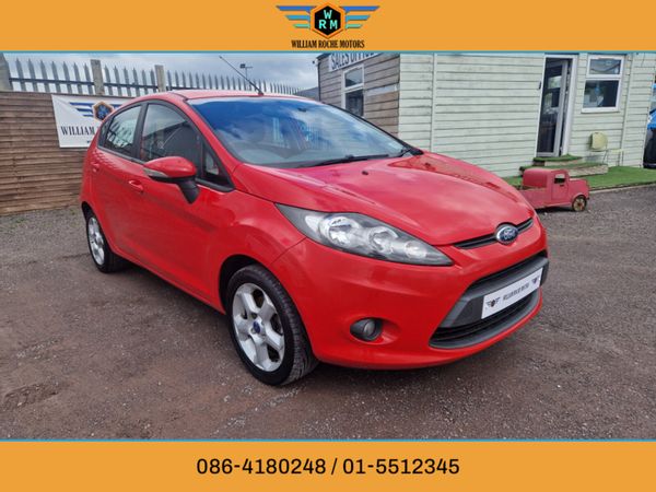 Ford Fiesta Hatchback, Petrol, 2010, Red