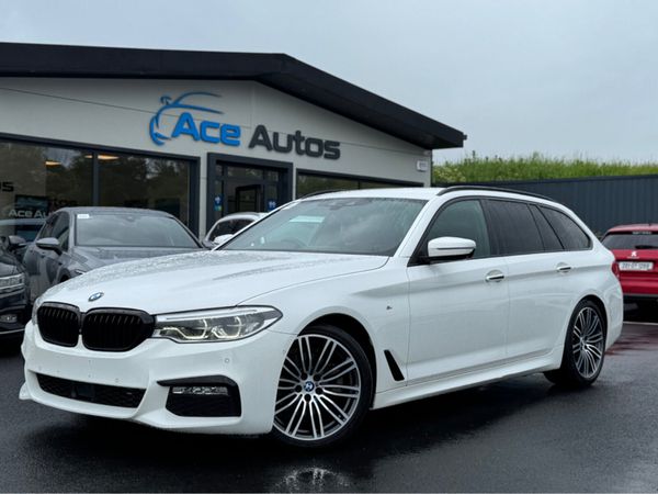 BMW 5-Series Estate, Diesel, 2018, White