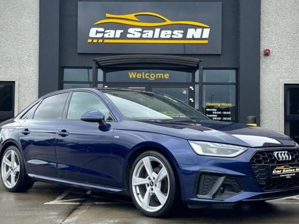 Audi A4 Saloon, Diesel, 2021, Blue