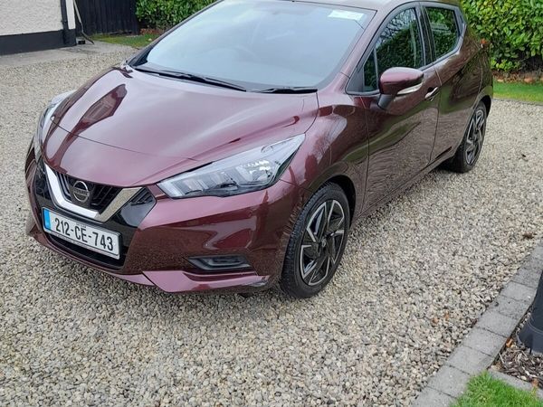 Nissan Micra Hatchback, Petrol, 2021, Red